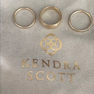 Kendra Scott Terra rings set of 3